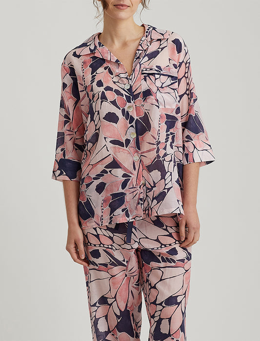 Papillon Crop PJ Shirt