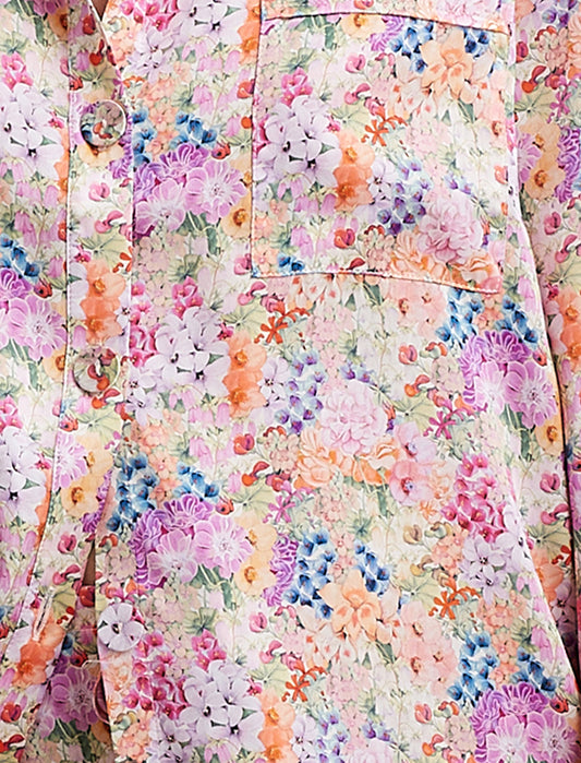 Painted Travels Silk Boxer PJ Set