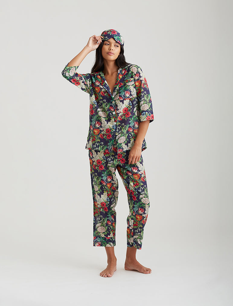Clara Crop PJ Set & Eye Mask