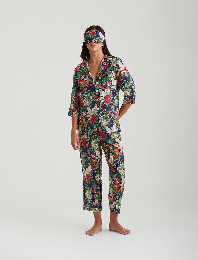 Clara Crop PJ Set & Eye Mask