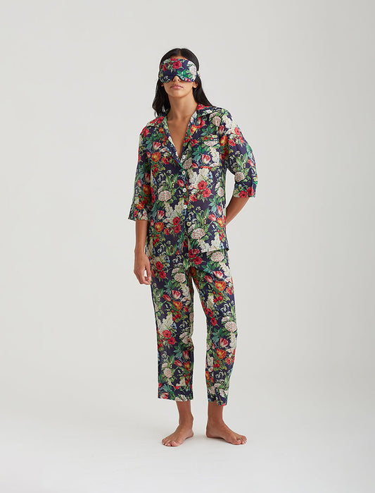 Clara Crop PJ Set & Eye Mask