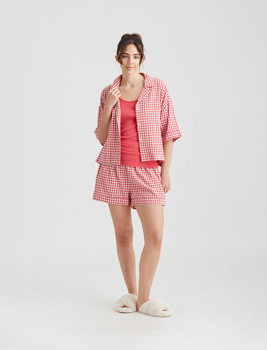 Seersucker Short Sleeve Shirt