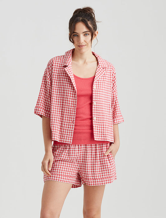 Seersucker Short Sleeve Shirt