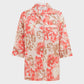 Karen Walker Ornamental Floral Crop PJ Shirt