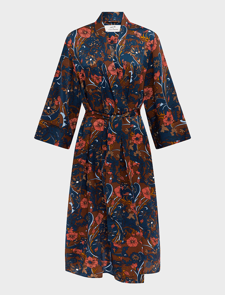 Karen Walker '60s Floral Robe