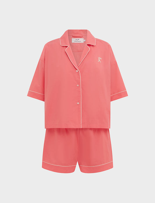 Karen Walker Runaway Girl Crop Boxer PJ Set