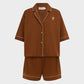 Karen Walker Runaway Girl Crop Boxer PJ Set