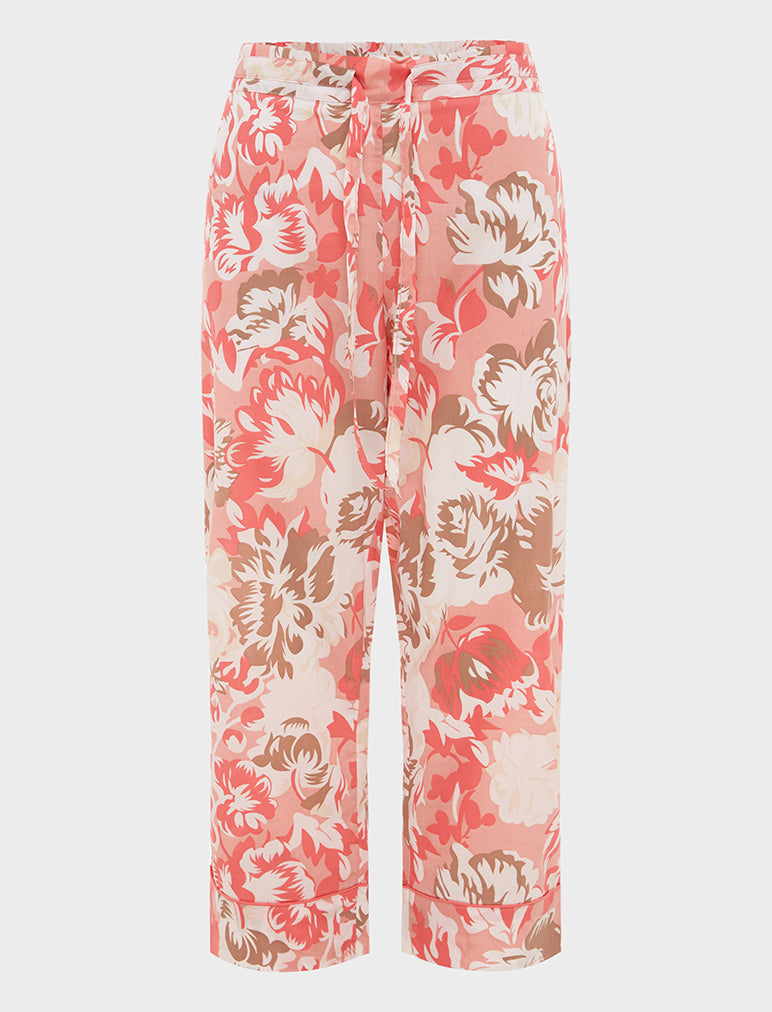 Karen Walker Ornamental Floral Crop Pant