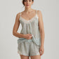 Cheri Blossom Lace Cami and Boxer Set