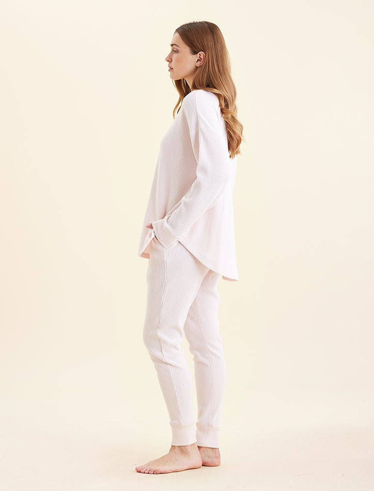 Super Soft Waffle Long Sleeve Relaxed Top