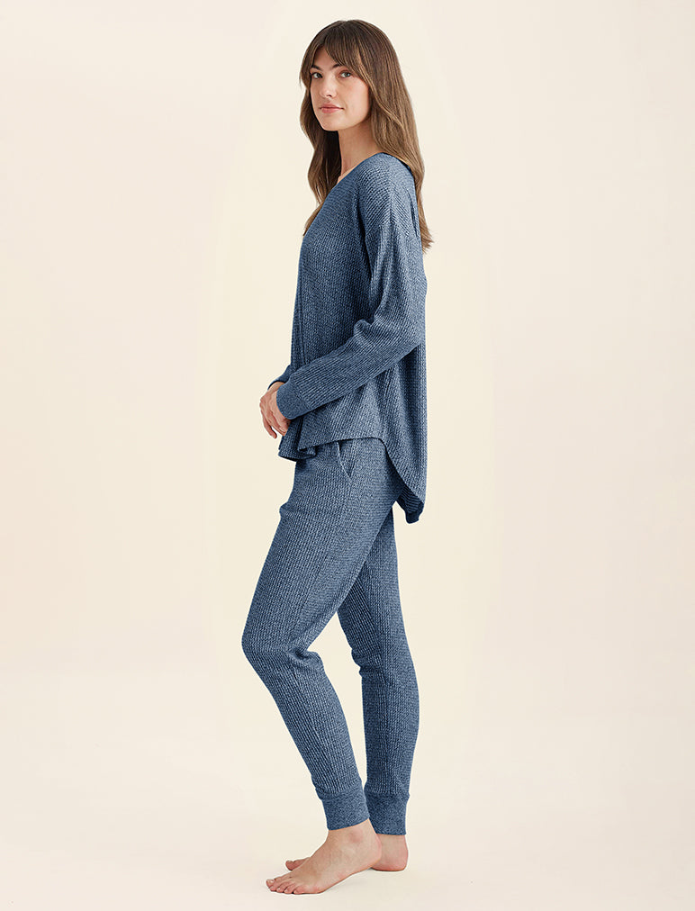 Super Soft Waffle Long Sleeve Relaxed Top