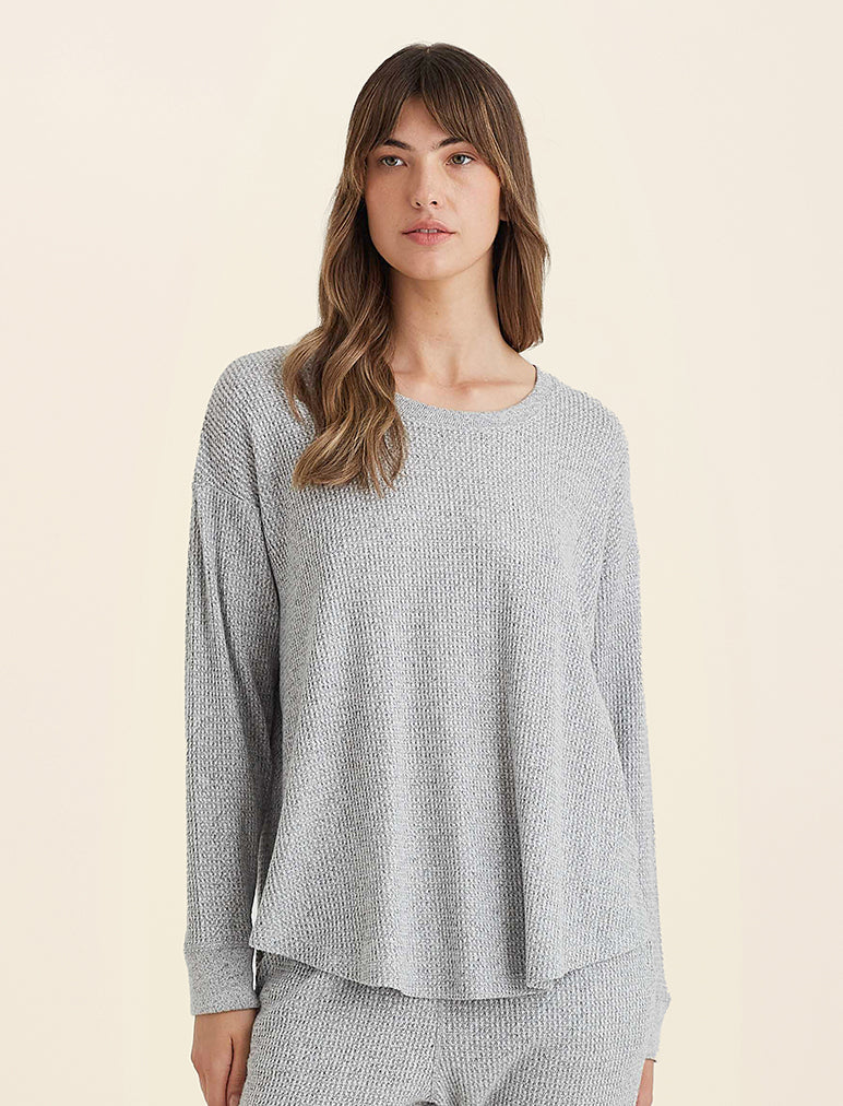 Super Soft Waffle Relaxed Top