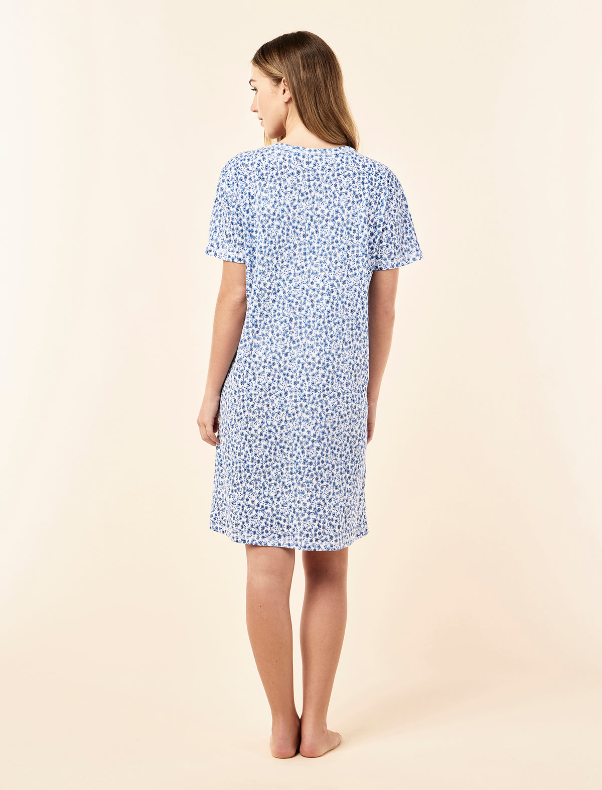 Sorrento Organic Cotton Knit Midi Nightie