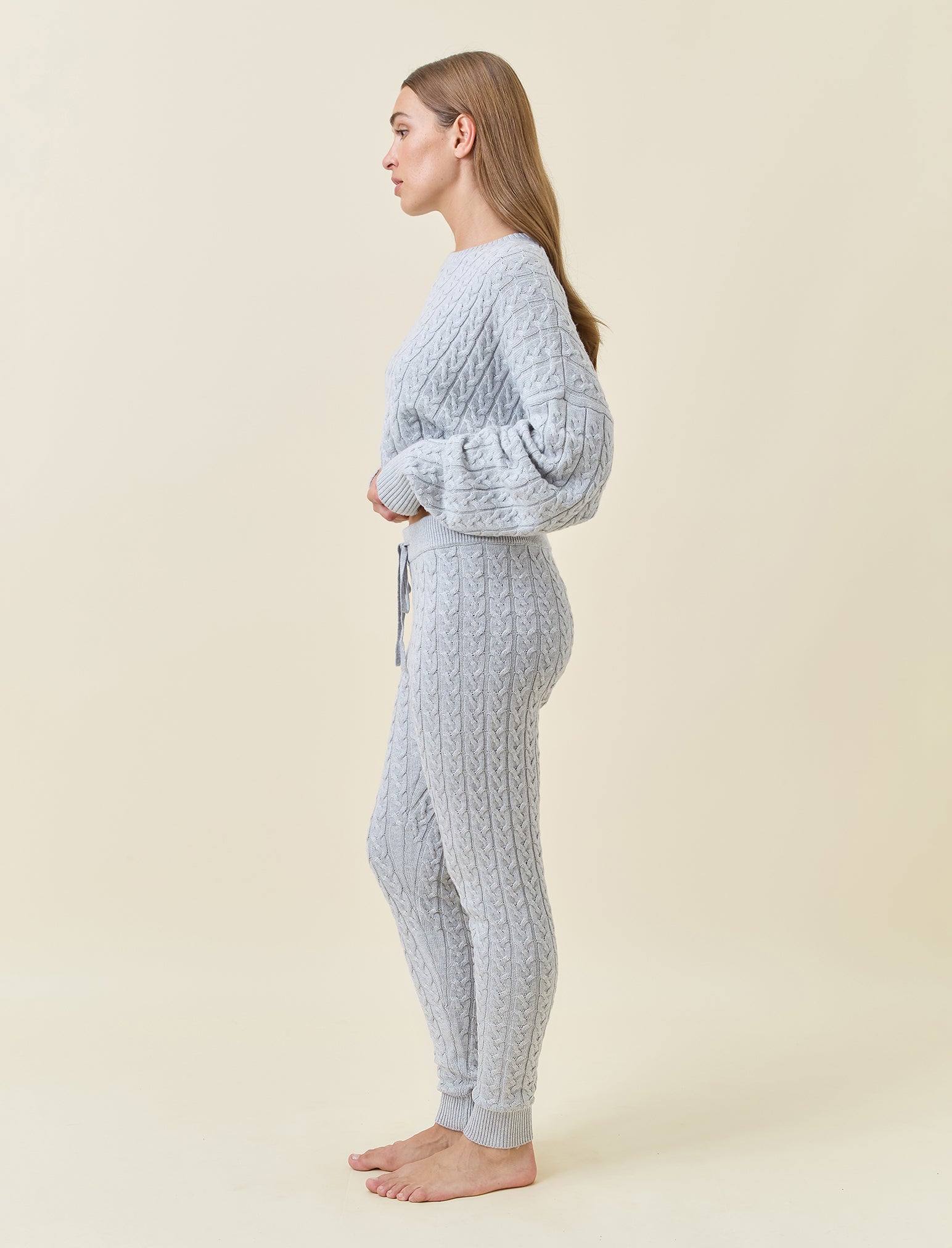 Cosy Cable Cotton Cashmere Legging