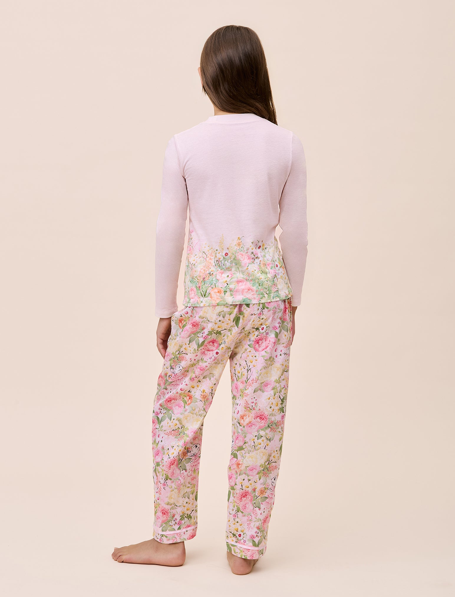 Claris Secret Garden Kids FL Pant and Organic Cotton LS Top