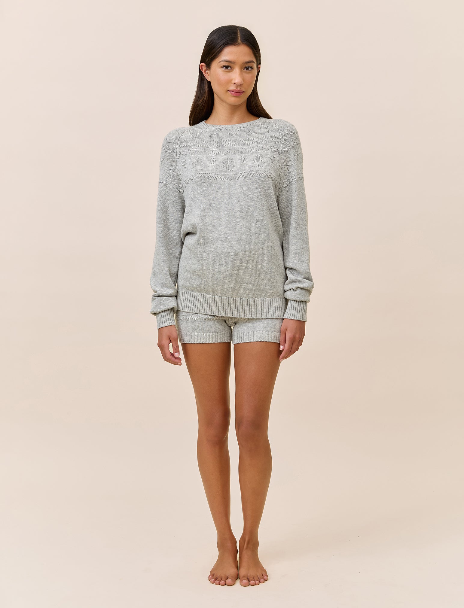 Fairisle Long Sleeve Knit Jumper