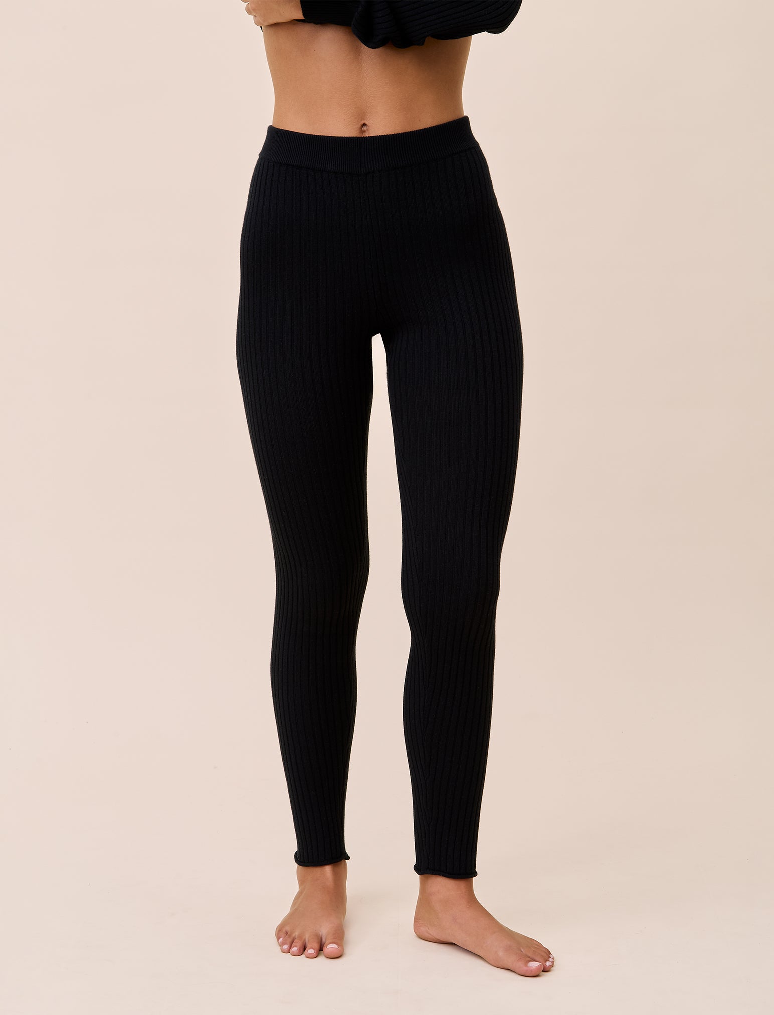 Colette Cosy Cotton Silk Rib Legging