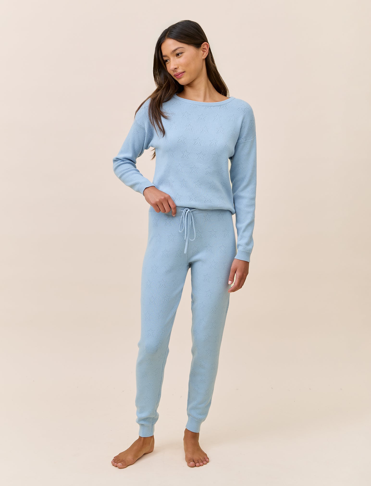Cosy Pointelle Long Sleeve Top and Jogger