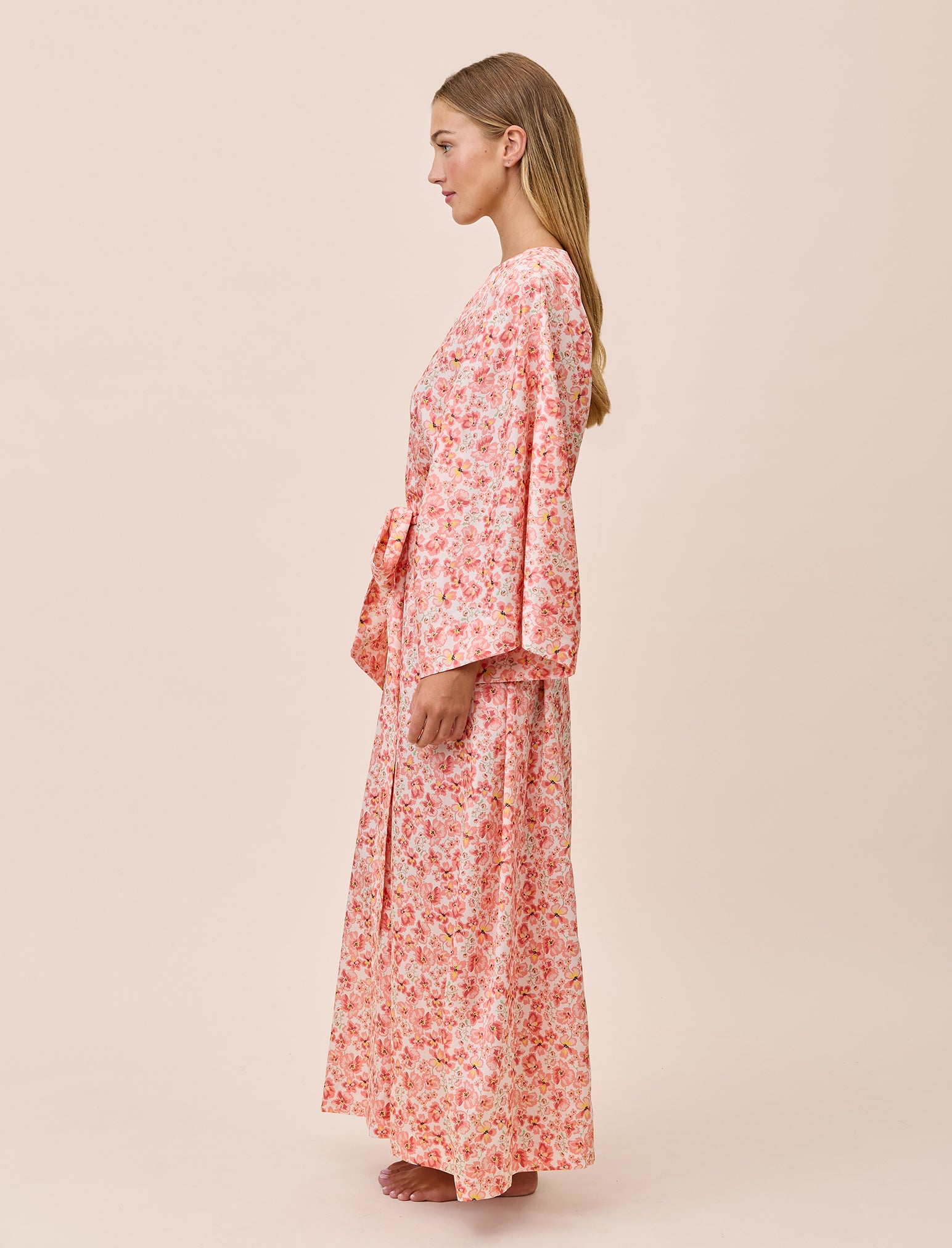 Molly Sims Cotton Kimono Maxi Robe