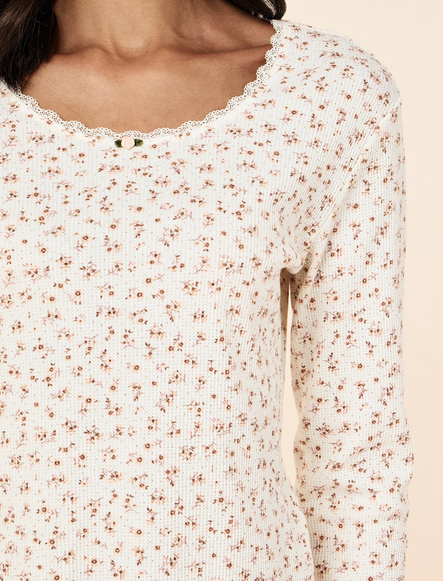 Claire Soft Cotton Waffle PJ Set