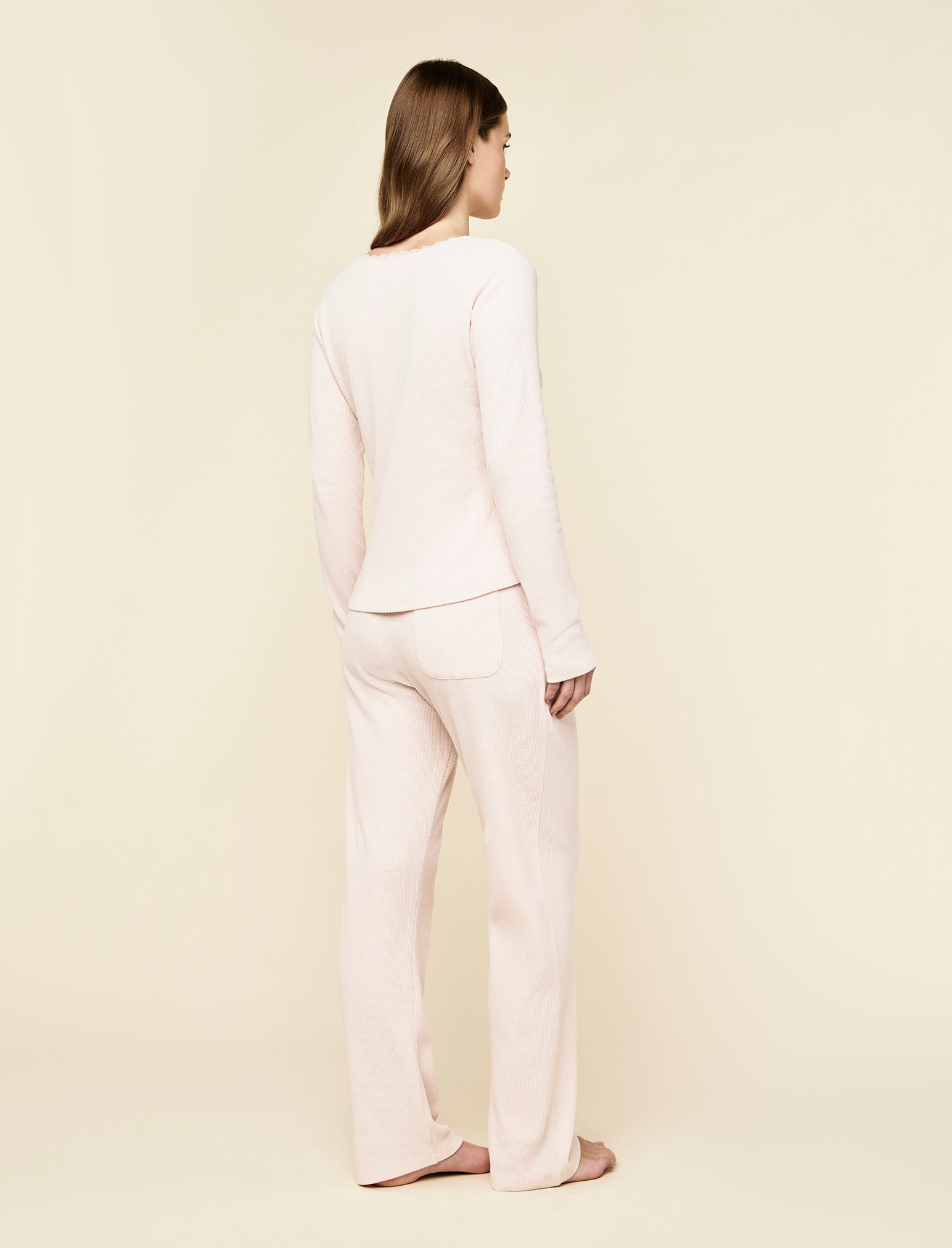 Claire Soft Cotton Waffle PJ Set