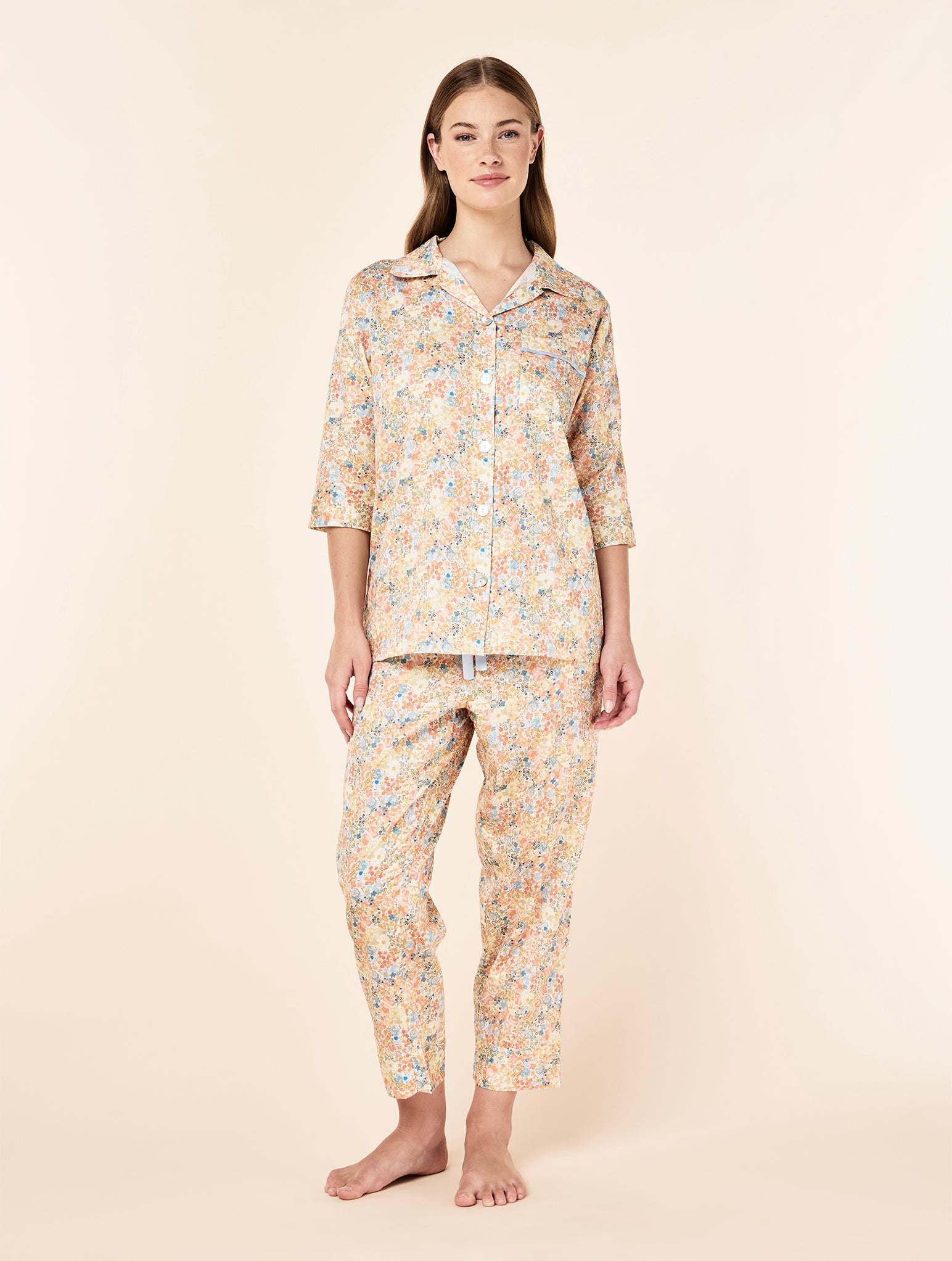 Carly Floral Crop PJ