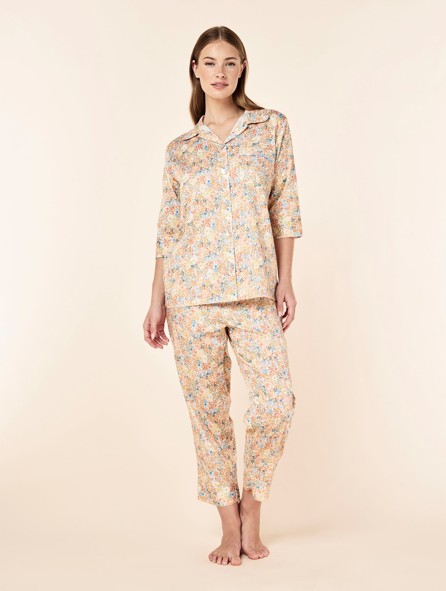 Carly Floral Crop PJ