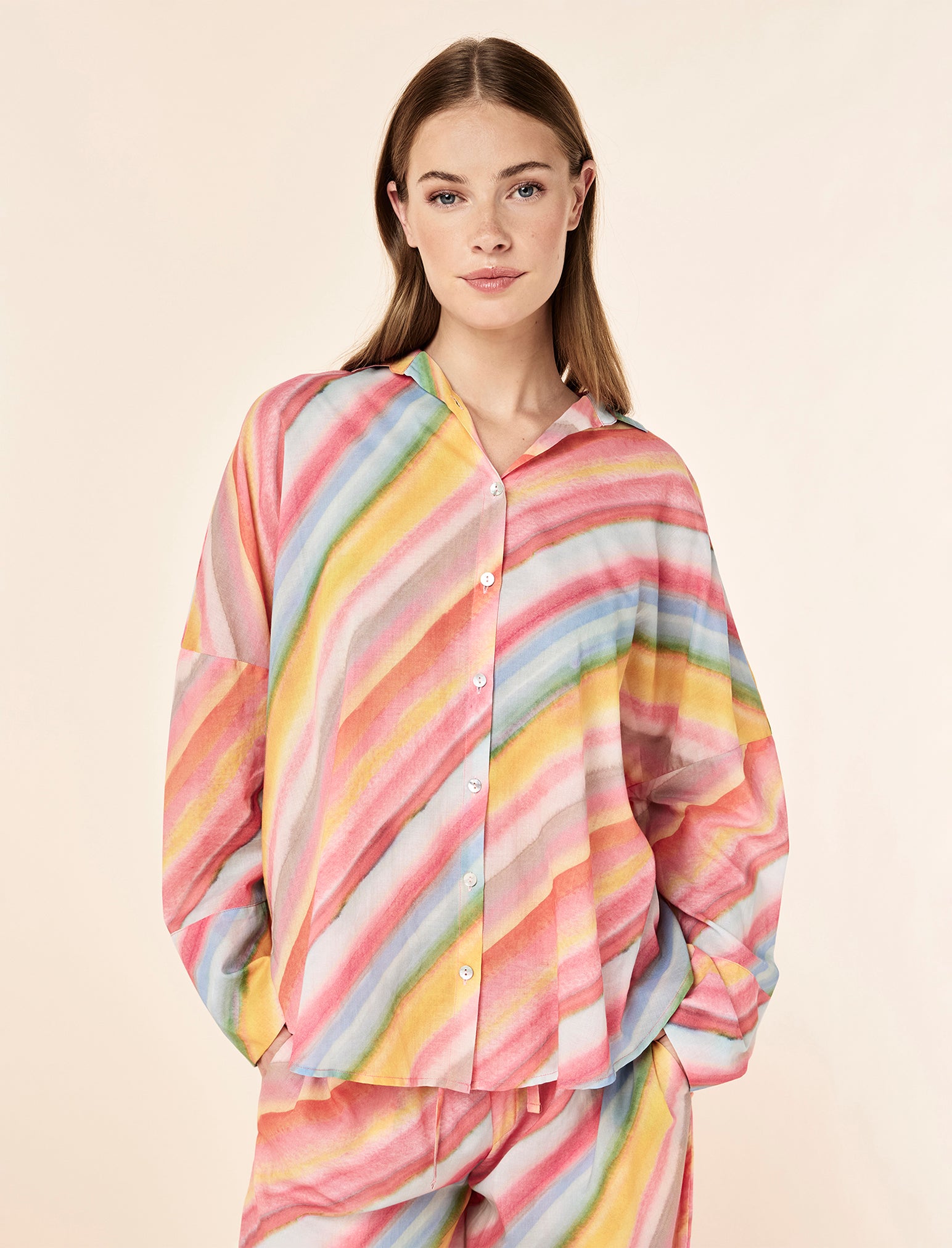 Sophie Stripe Full Length PJ Set