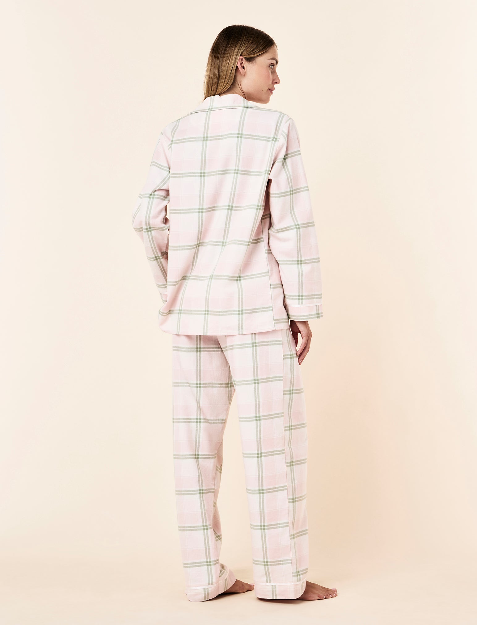 Organic Cotton Plaid Cosy PJ Set