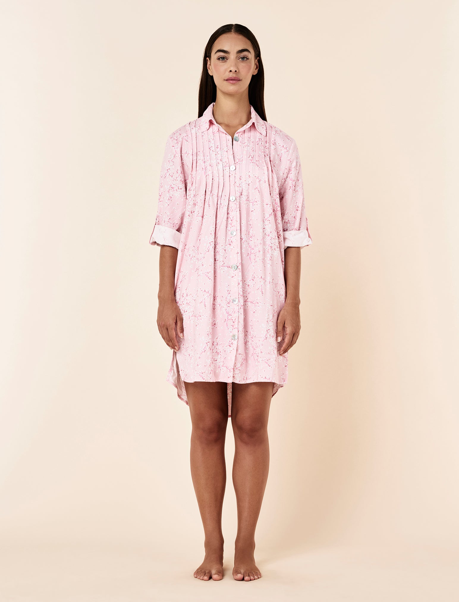 Cheri Blossom Cosy Pleat Front Nightie