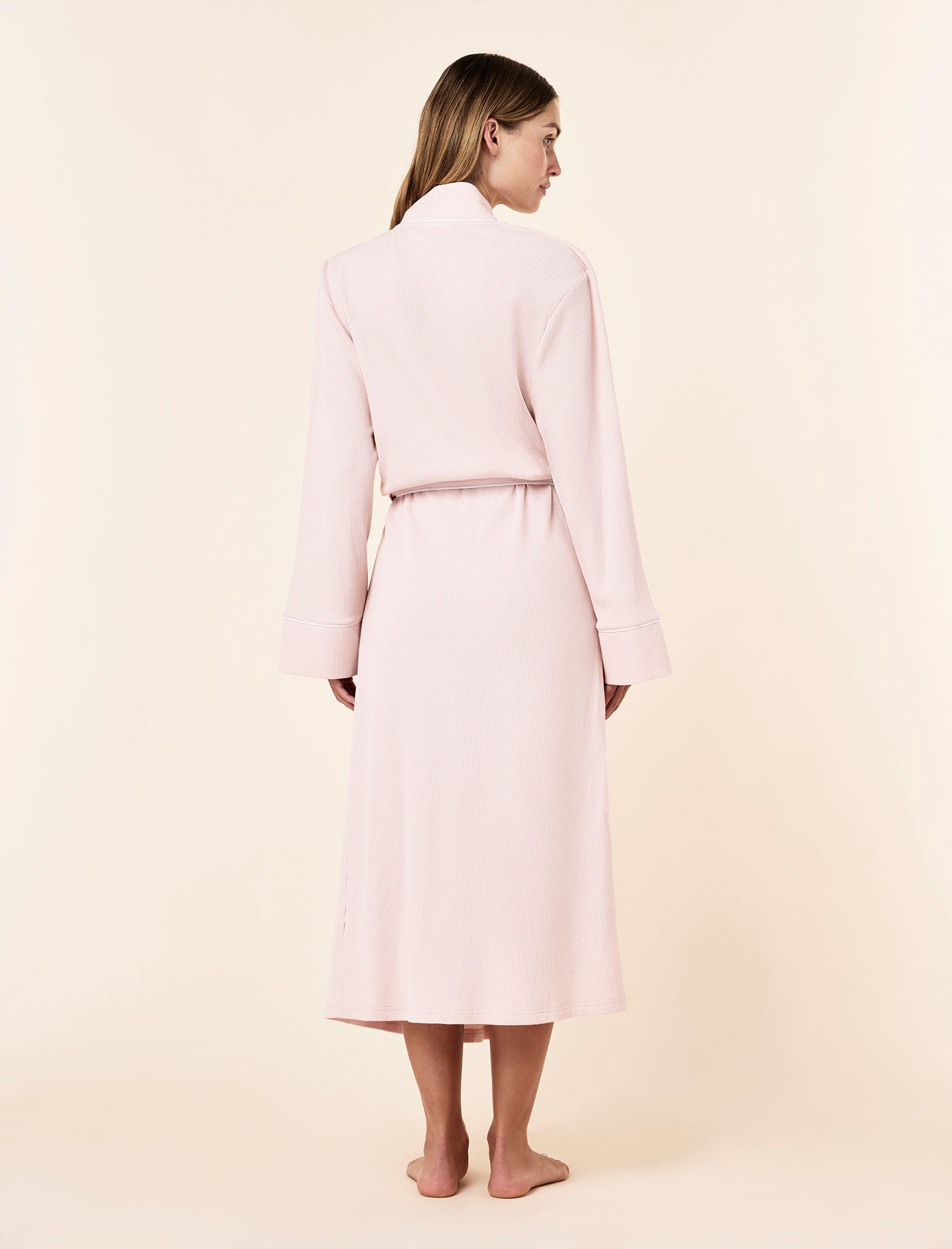 Claire Cotton Waffle Maxi Robe