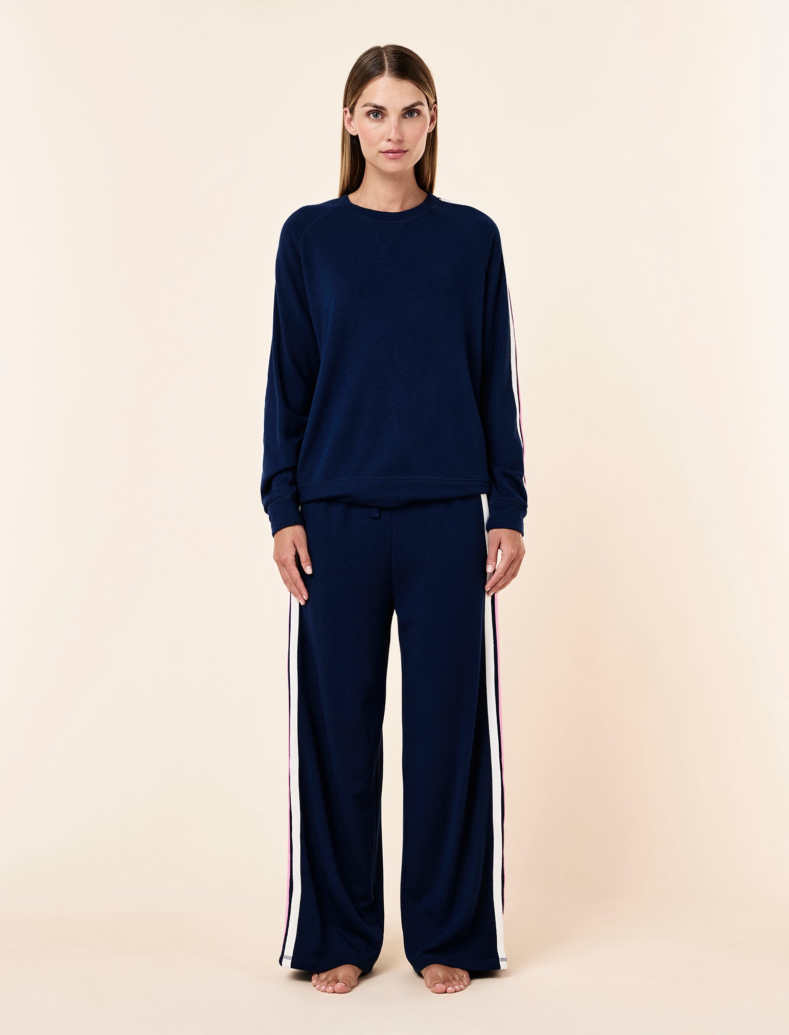 Cosy Kate Stripe Wide Leg Pant