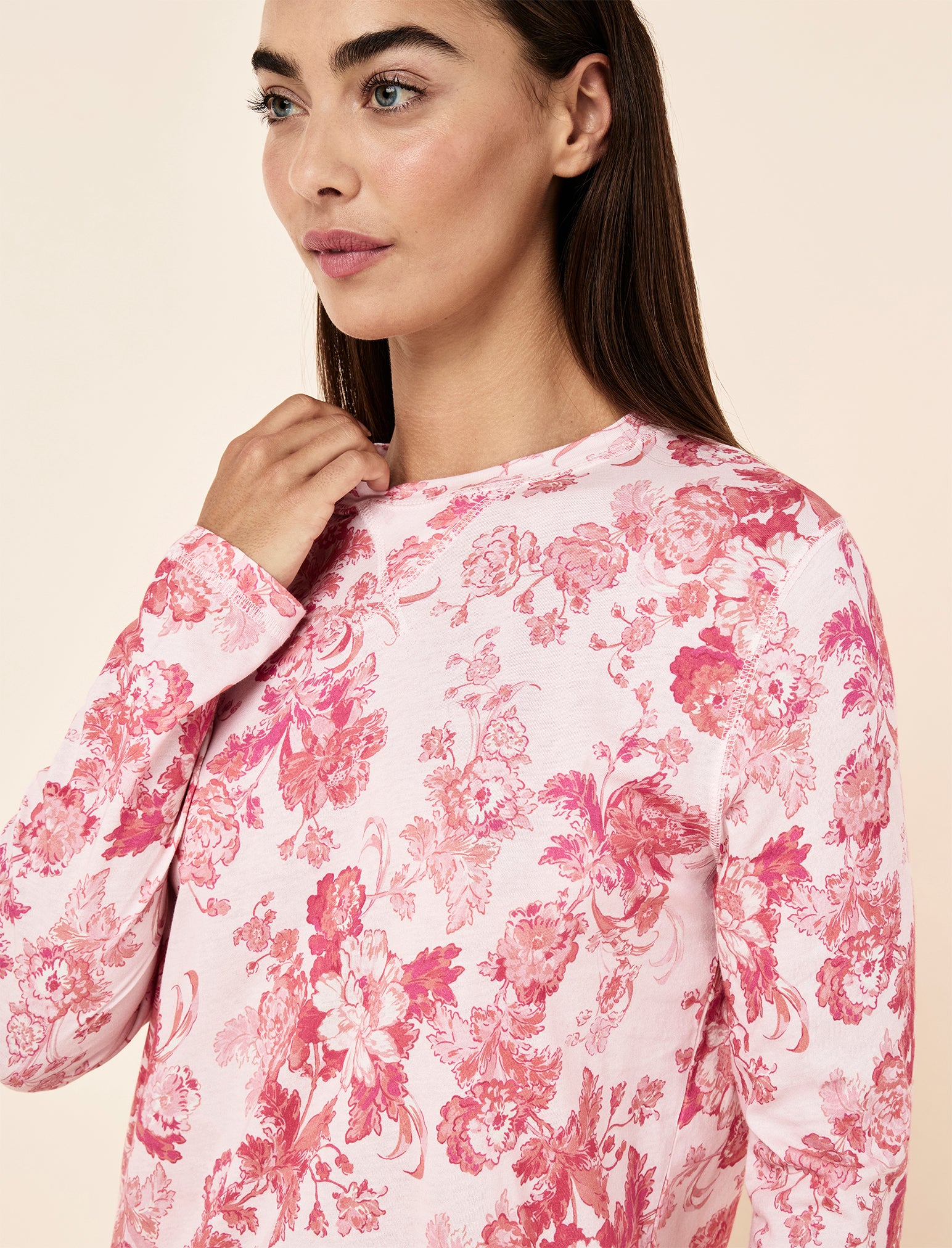 Madelyn Organic Cotton Knit Full Length PJ Set