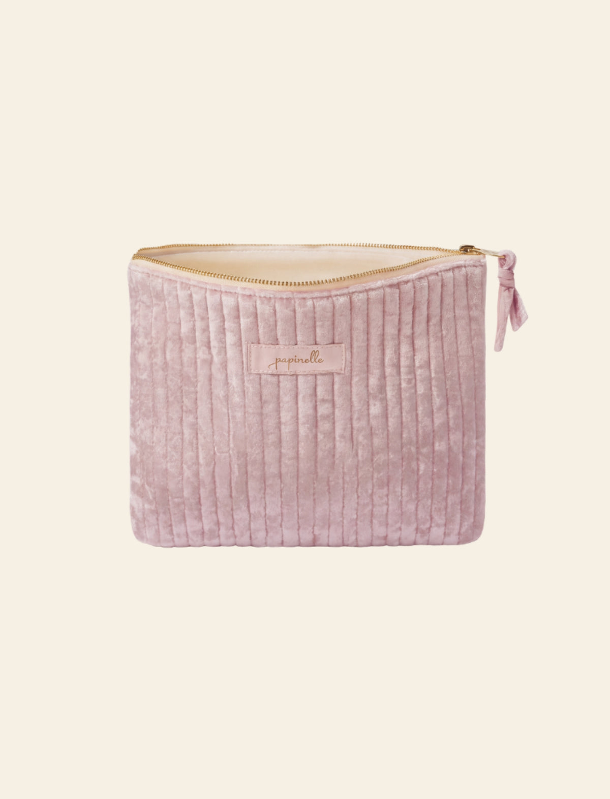 Velvet Quilted Cos Bag