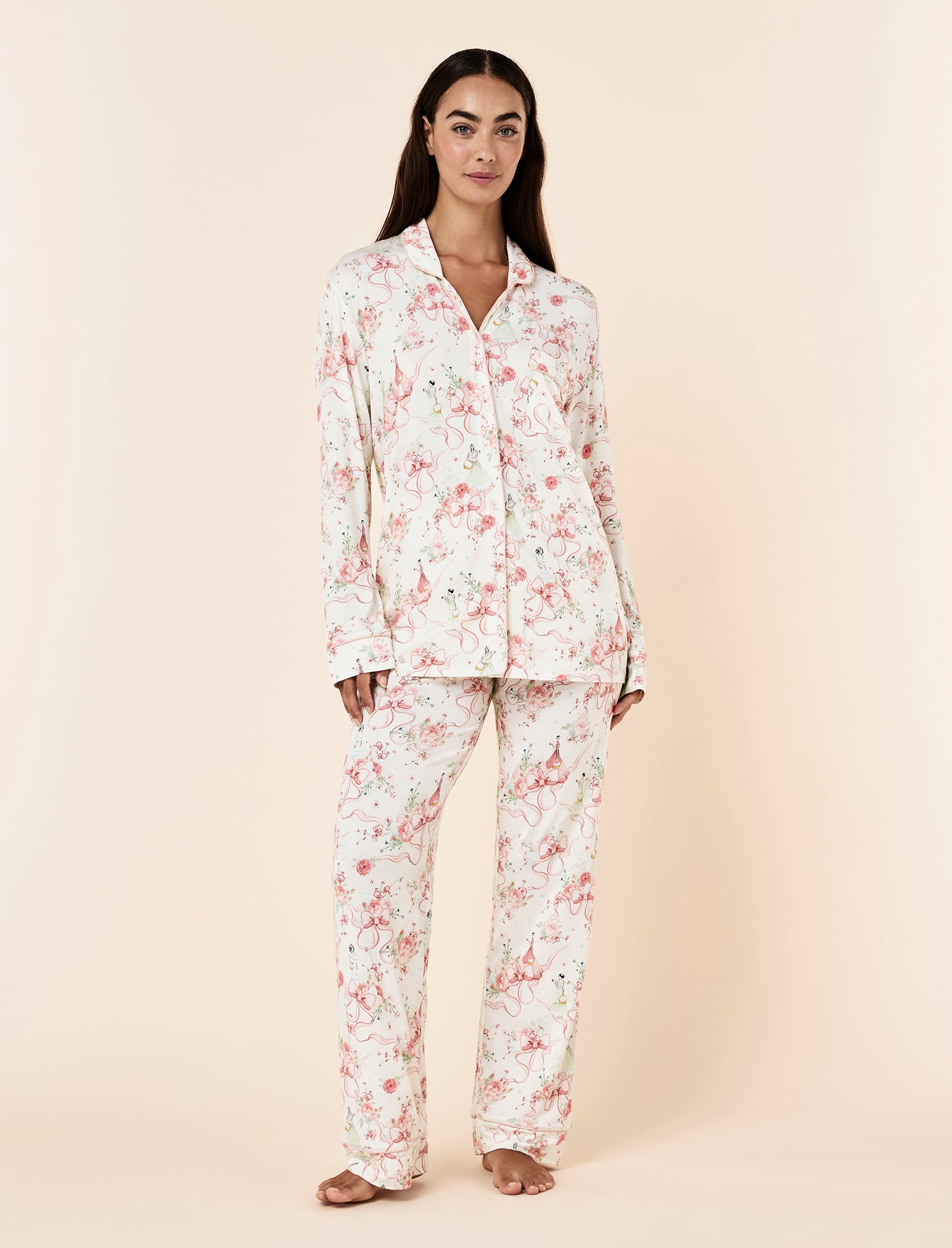 Bows in Bloom Soft Full Length PJ Set