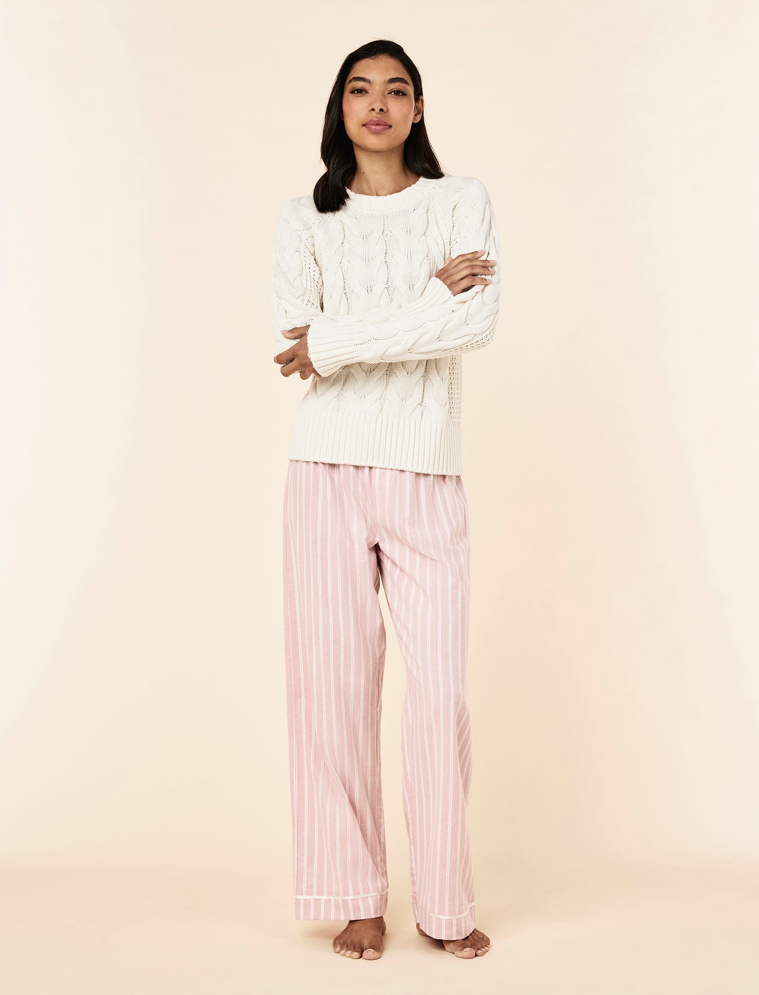 Cosy Cable Cotton Cashmere Jumper