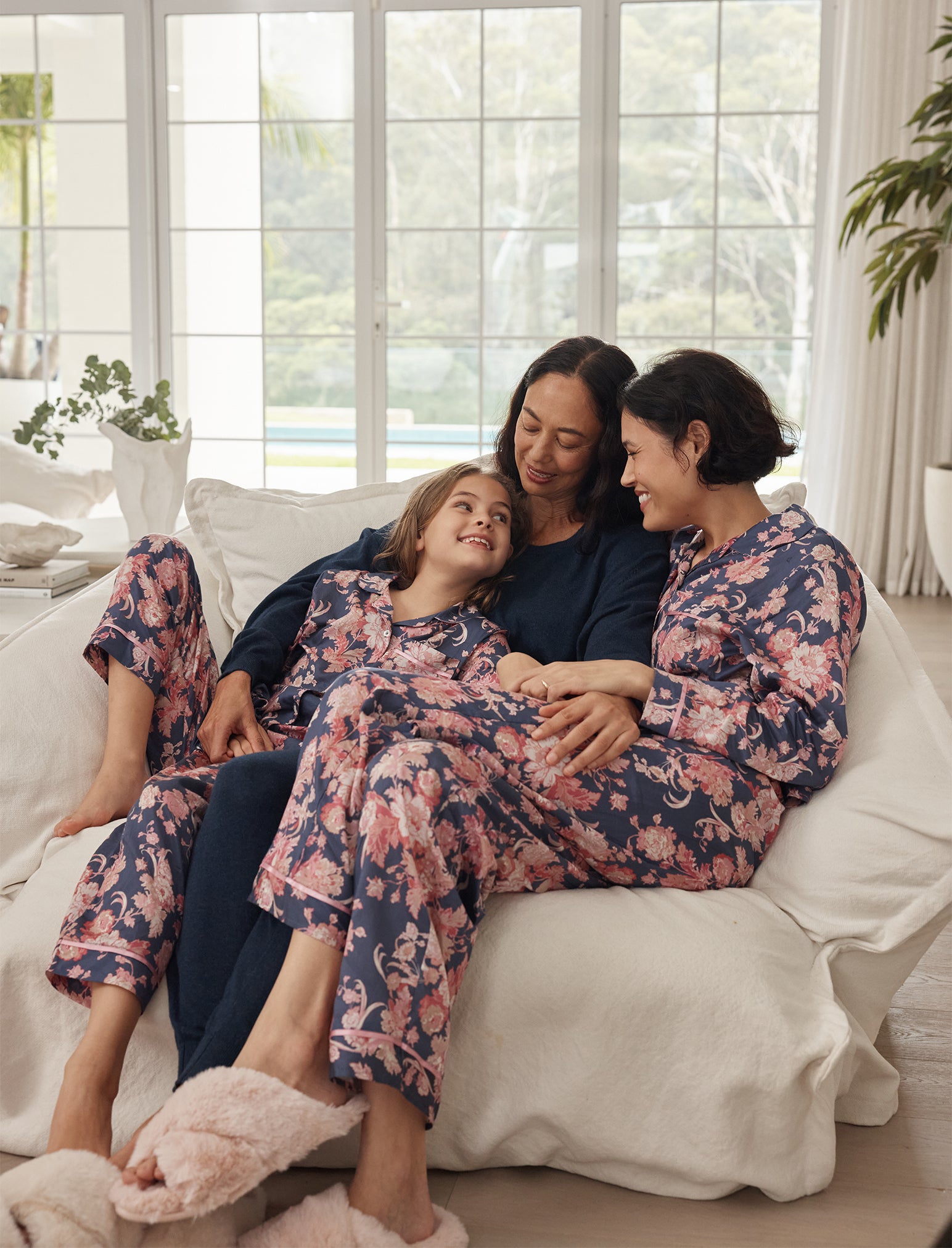 Kids Madelyn Woven Full Length PJ Set