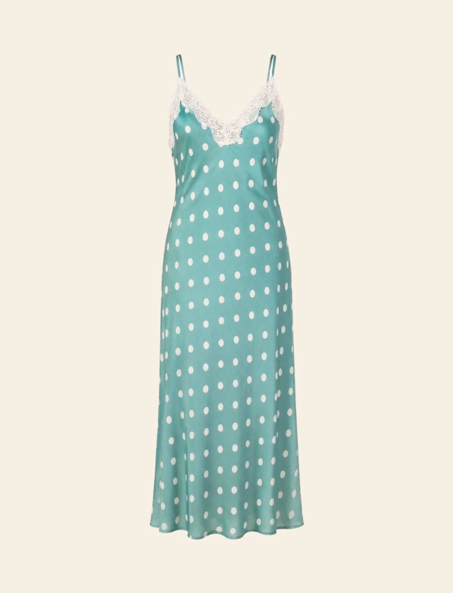 Annabelle Lace Front Maxi Nightie