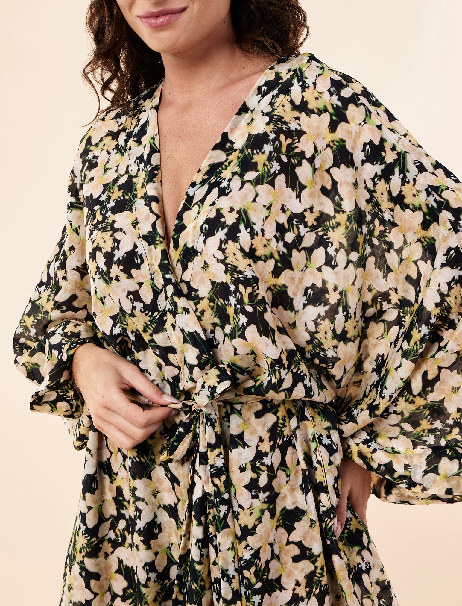 Serena Kimono Maxi Robe