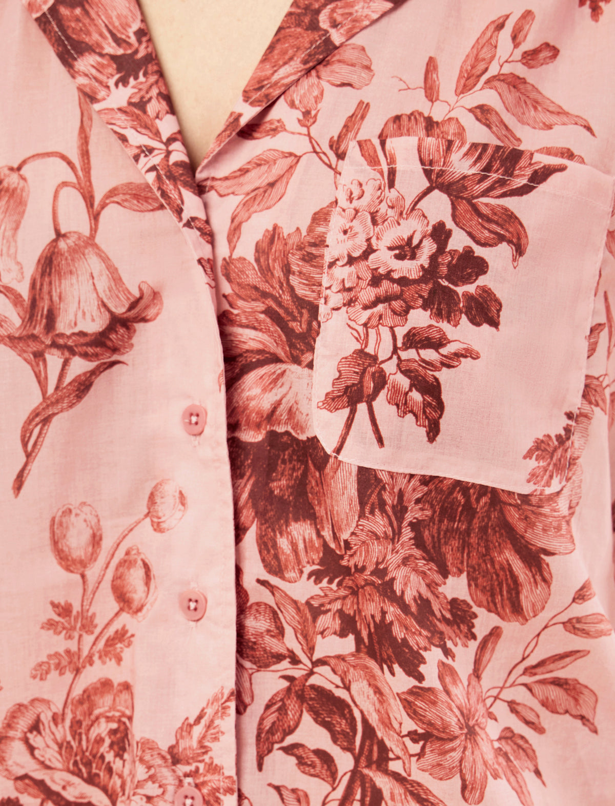 Karen Walker Romantic Floral Boxer PJ Set