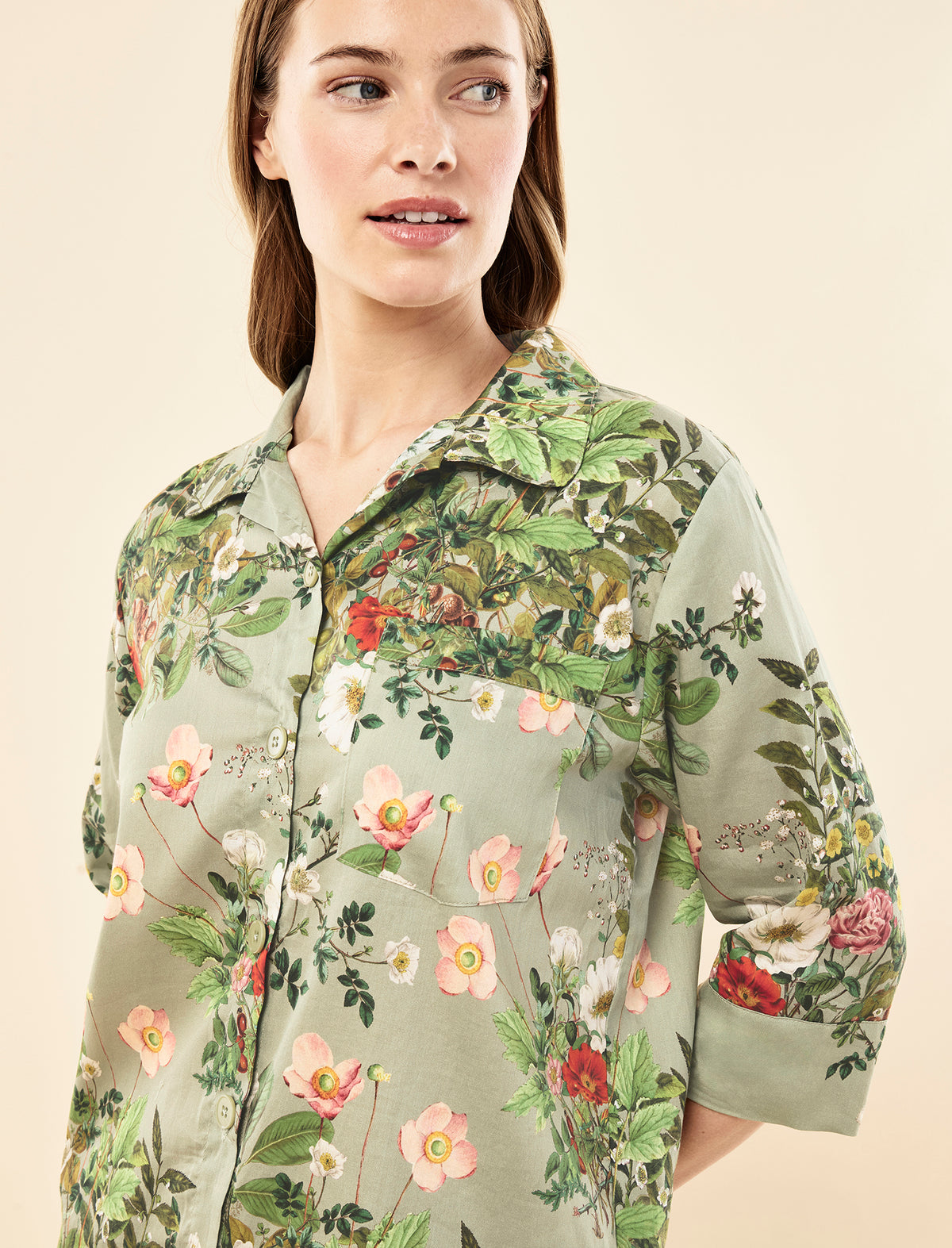 Karen Walker Love Letter Crop PJ Set