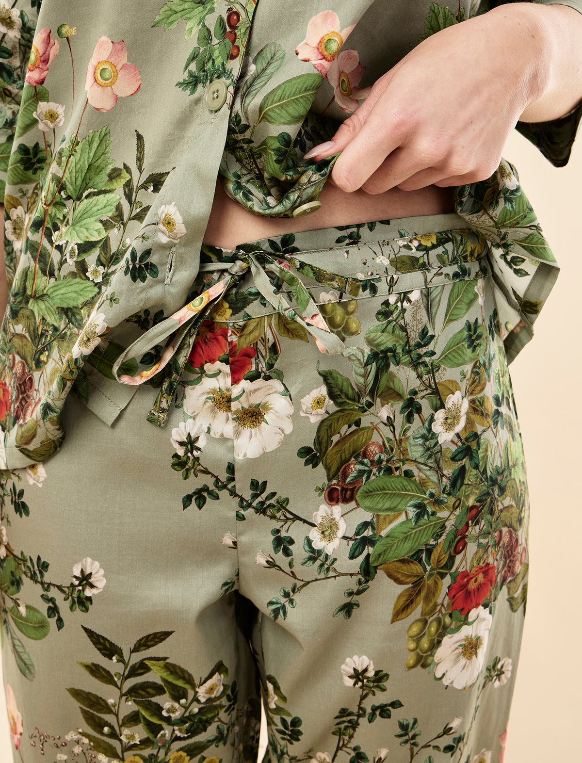 Karen Walker Love Letter Crop PJ Set