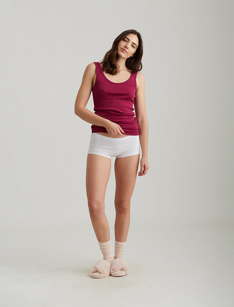 Pia Cotton Modal Singlet