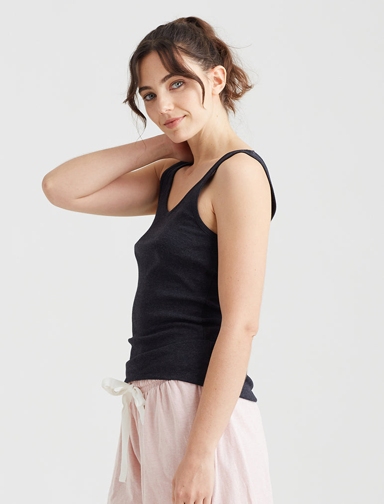 Pia Cotton Modal Singlet