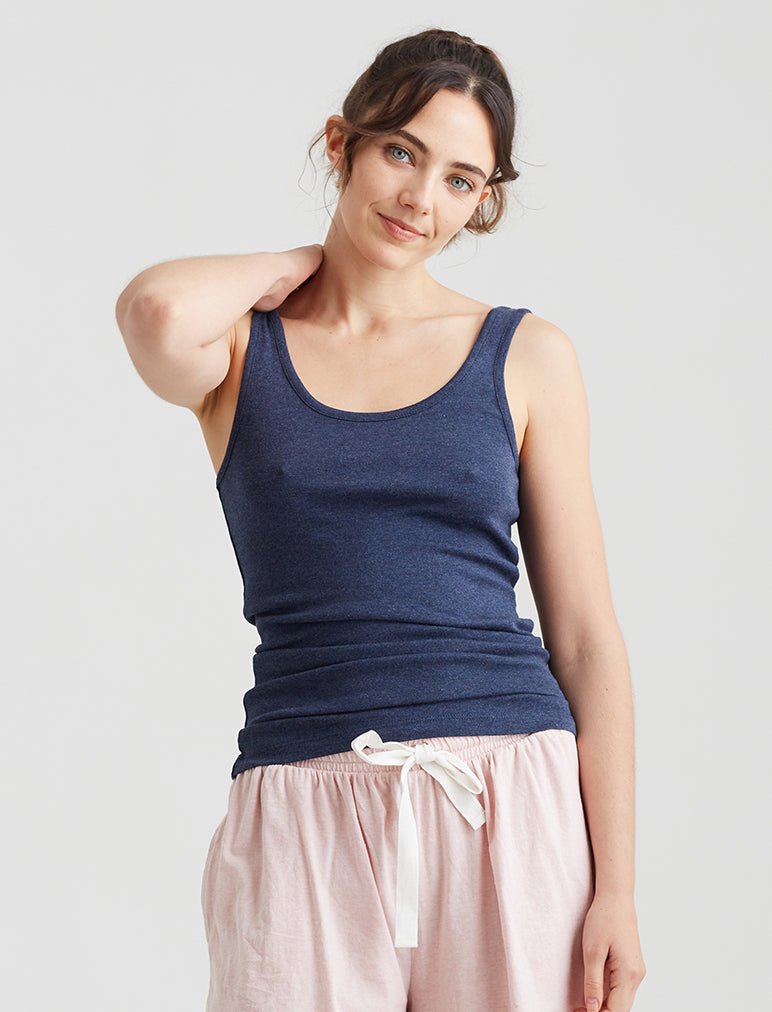 Pia Cotton Modal Singlet