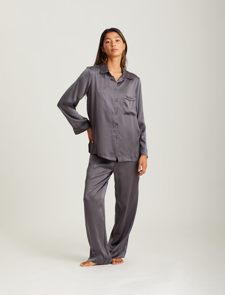 Audrey Pure Silk Full Length PJ