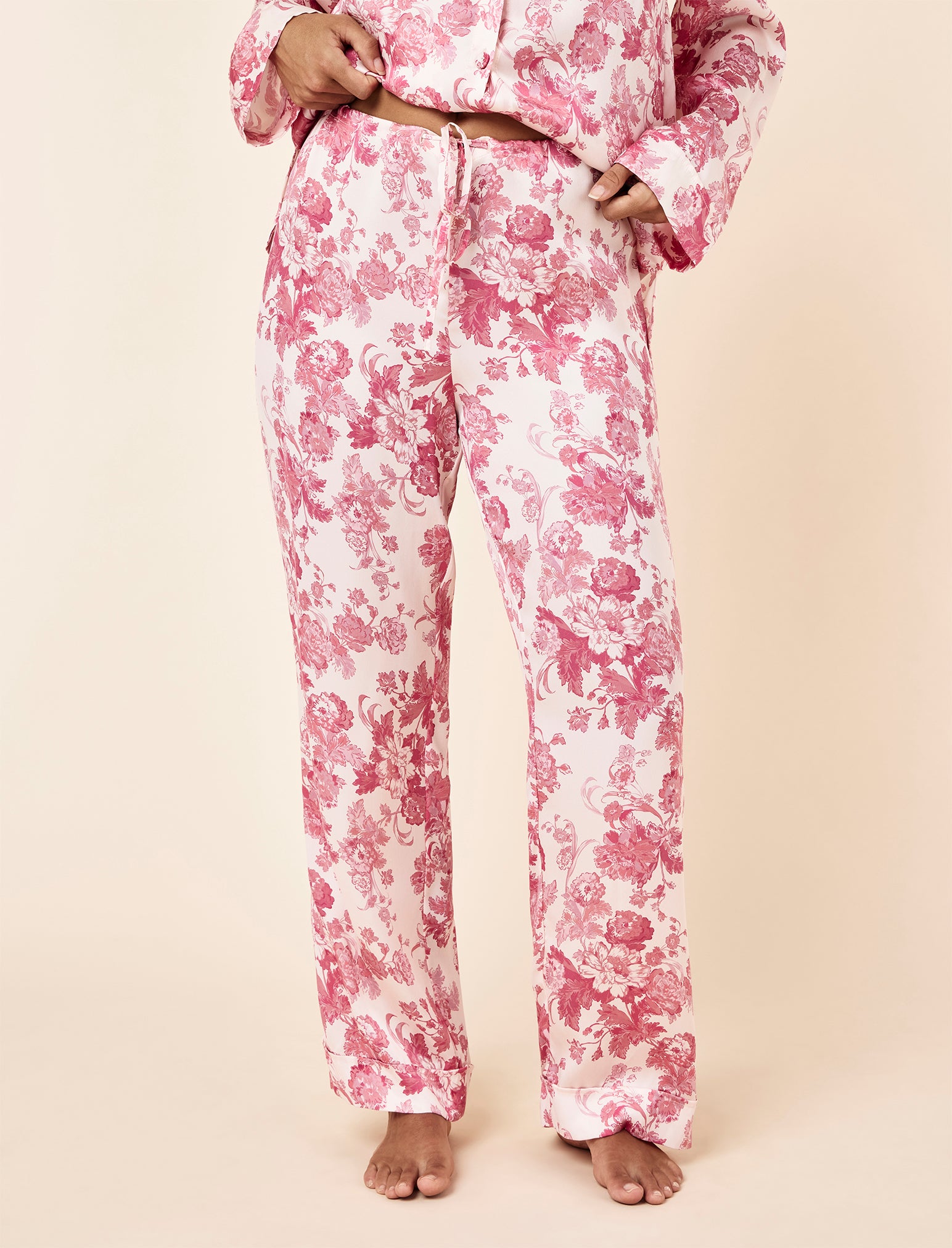 Madelyn Silk Full Length PJ Set