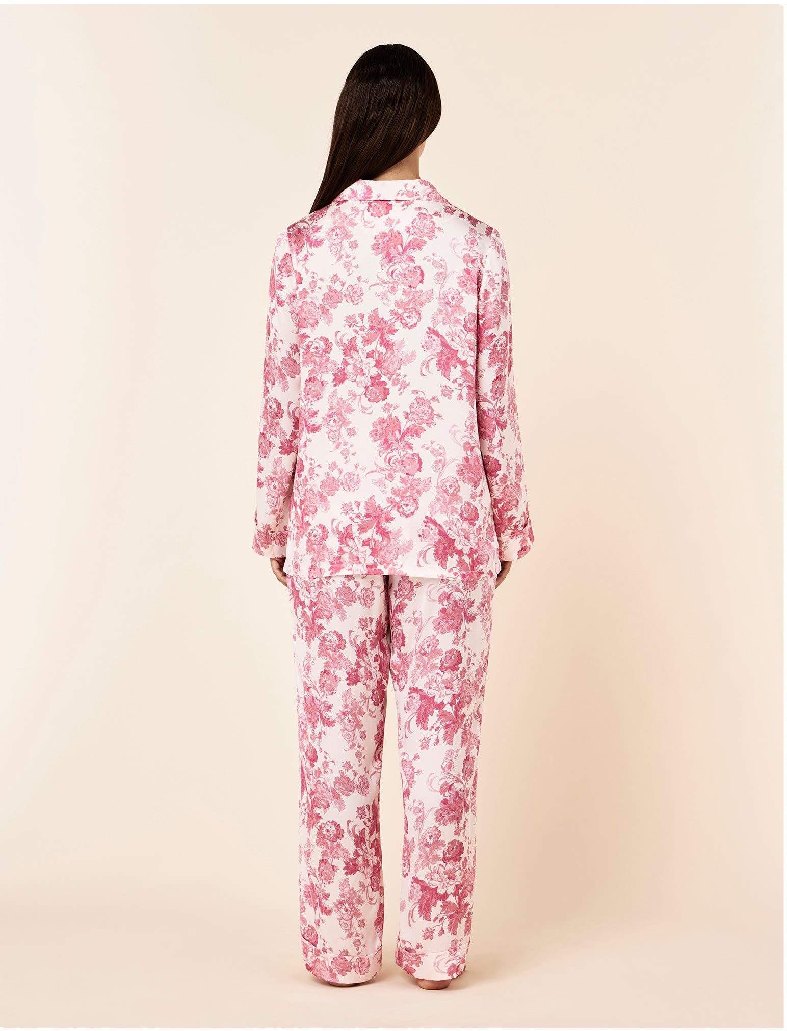 Madelyn Silk Full Length PJ Set