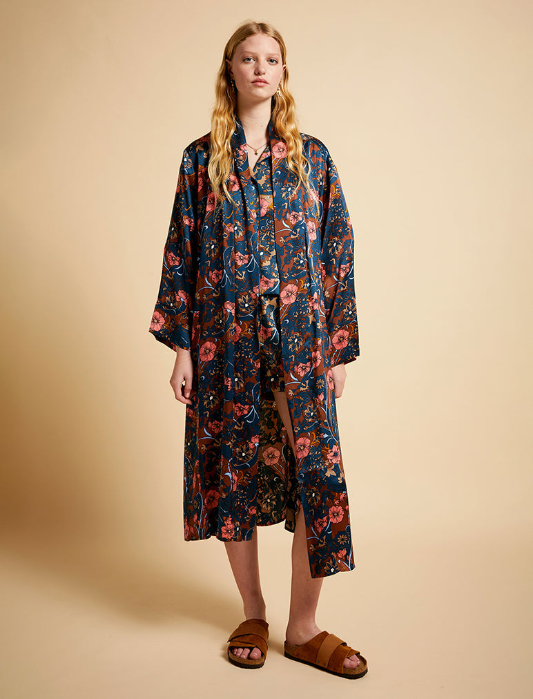 Karen Walker '60s Floral Robe