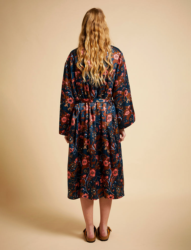 Karen Walker '60s Floral Robe